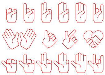 指のイメージ素材集c