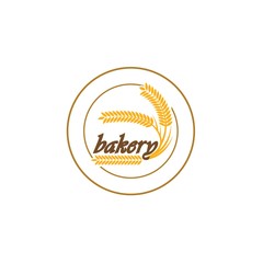 Bakery hand written lettering logo, label, badge, emblem.