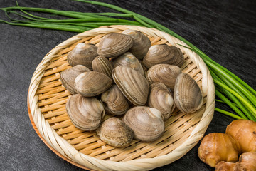 北海道の本あさり　Japanese clams in the Hokkaido area 