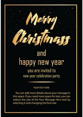 New Year Christmas Party Flyer