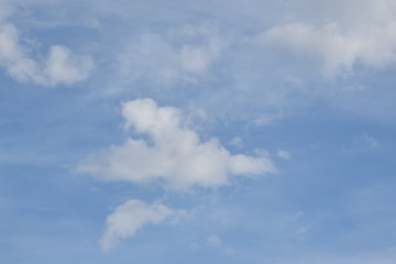 blue sky with clouds. background