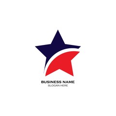 Obraz premium Star vector icon illustration design