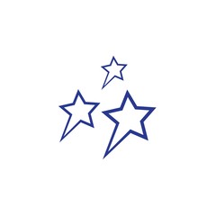 Obraz premium Star vector icon illustration design