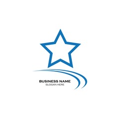 Obraz premium Star vector icon illustration design