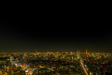 日本 首都東京 高層ビルのある風景　typical sight of Tokyo, Japan