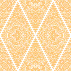 Line art seamless pattern for fabric or wrapping paper. Background with hand-drawn elements