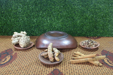 Photocall of herbal medicine products
