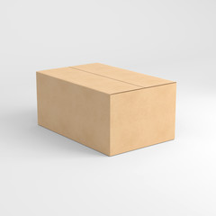 blank cardboard box