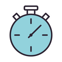 chronometer timer watch isolated icon