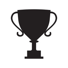 Trophy icon with a white background