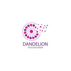 Dandelion vector icon design