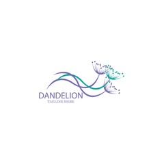 Dandelion vector icon design