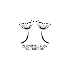 Dandelion vector icon design