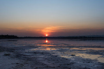 Sunrise on the sea