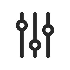 Equalizer icon vector logo symbol illustration EPS 10