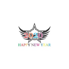 2020 YEAR DESIGN ILLUSTRATION TEMPLATE