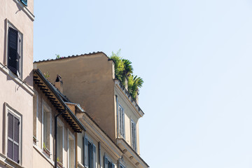Old house in jewish getto in Rome