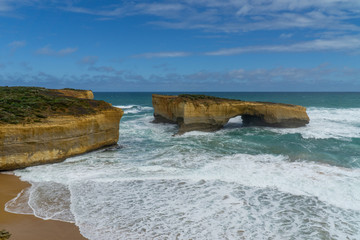 Fototapeta premium Port Campbell National Park is located 285 km west of Melbourne in the Australian state of Victoria and is the highlight of the Great Ocean Road and the Great Ocean Walk