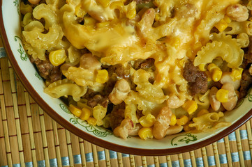 Creamy Cheesy Taco Pasta Bake
