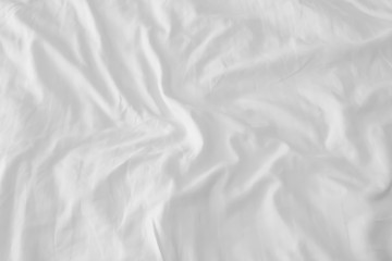 White linen background with copy space.