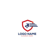 Transport/shield/vehicles logo design template full vector logo design.