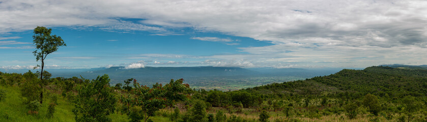 Panaroma aerial view at Pha Hua Nak view point
