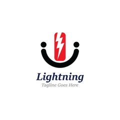 Creative Thunderbold Concept Logo Design Template