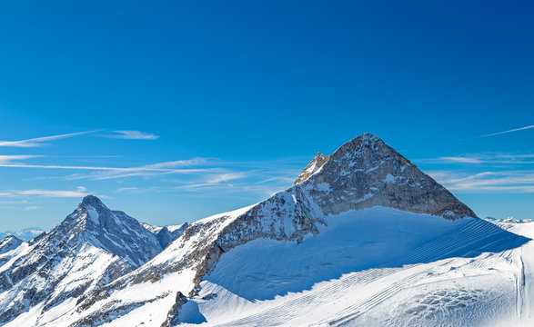 Hintertuxer Gletscher im Winter, Tirol, &Ouml;sterreich