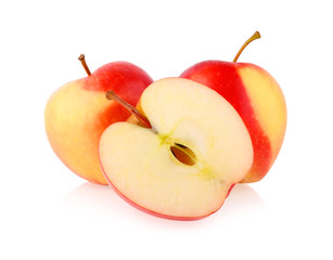 Jazz apples isolated on white background