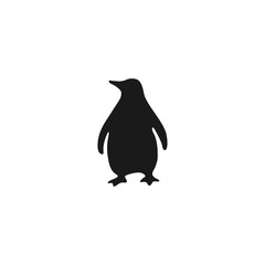 Fototapeta premium Penguin icon on a white background. Vector illustration