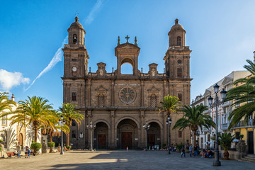 Gran Canaria / Las Palmas / Santa Ana - obrazy, fototapety, plakaty