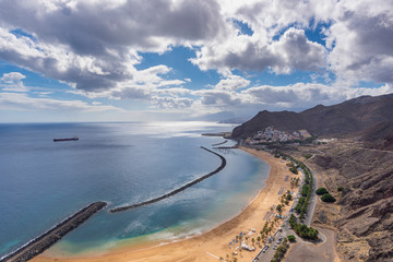 Las Teresitas beach (Tenerife, Canary Islands - Spain).