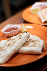 Mexican food - delicious tacos with ground beef