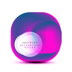 Square geometric banners with 3d smooth blend effect. Digital technology trendy icon design. Vector Illustration For Wallpaper, Banner, Background, Card, Book Illustration, landing page