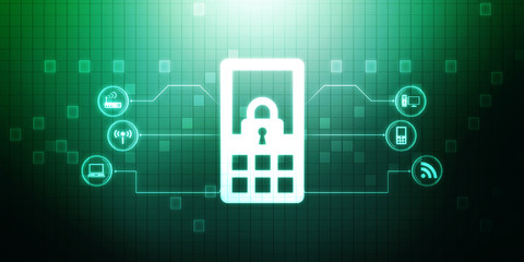2d rendering Transmitter mobile wi-fi with lock
