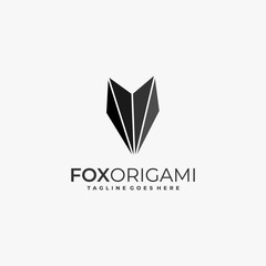 Fototapeta premium Fox Pen Illustration Vector Template