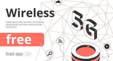 Wireless 5G App Banner