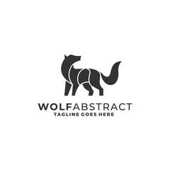 Wolf Illustration Vector Template