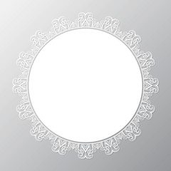 CIRCULAR MANDALA FRAME DESIGN