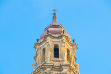 Fototapeta na wymiar Zaragoza November 29, 2019, Seo Cathedral in Zaragoza Spain