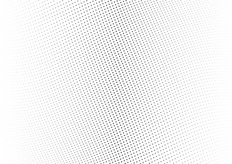 Abstract halftone wave dotted background. Futuristic twisted grunge pattern, dot, circles.  Vector modern optical pop art texture for posters, business cards, cover, labels mock-up, stickers layout