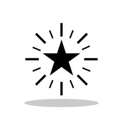 Excellence icon in trendy flat style. Excellent feedback symbol for your web site design, logo, app, UI Vector EPS 10. 