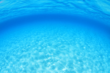 Underwater structure of sunlight