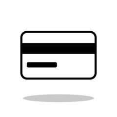 Credit card icon in trendy flat style. Card payment symbol for your web site design, logo, app, UI Vector EPS 10. 