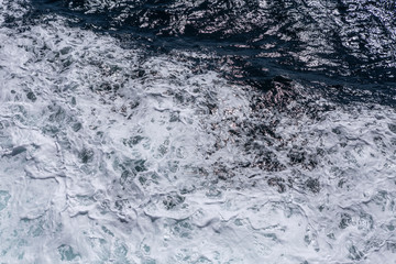 Obraz premium Meer, auf der Fähre von Dänemark nach Norwegen