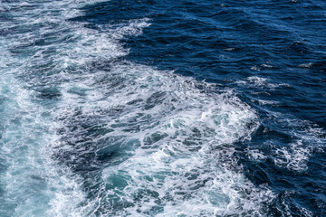 Meer, auf der Fähre von Dänemark nach Norwegen