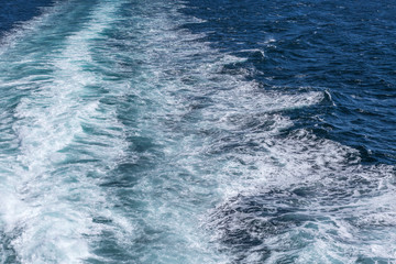 Meer, auf der Fähre von Dänemark nach Norwegen