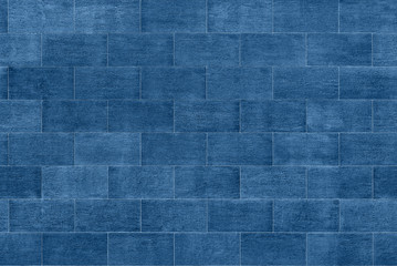 naadloze blauwe keramische tegels patroon muur fragment