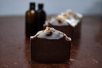 Seasonal gingerbread handmade coldprocess soap