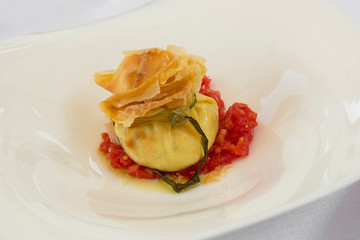 fagottino di ricotta e spinaci